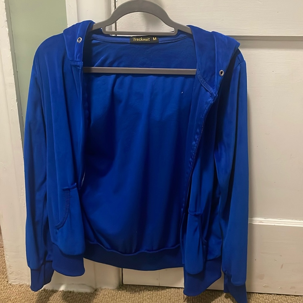 Women’s cropped tracksuit zip-up